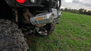 🔧EXHAUST RJWC DOUBLE APX CANAM OUTLANDER 570 XMR 2021🔧 [upl. by Fidelas]