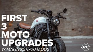 FIRST XSR700 MODS  3 Necessary XSR700 Upgrades [upl. by Stacey]