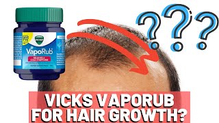 Vicks Vaporub For Hair Growth Review  Worth Trying [upl. by Notseh]