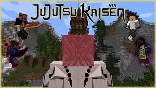 4 Jujutsu Sorcerers VS Heian Sukuna  Minecraft Jujutsu Kaisen Mod [upl. by Zelten535]