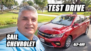 TEST DRIVE 112  NUEVO CHEVROLET SAIL  GAS GLP  GNV  MOTOR 15 CAJA 6MT  98 HP 143 NM TORQUE [upl. by Trebloc]