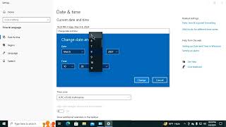 How to set automatic time in Windows 10 [upl. by Elokyn]