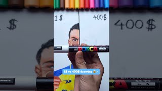 1 vs 400 Drawing ✨  Can 1 colours beat 400 colours 🤯 Cristiano Ronaldo ⚽️✨ Part 2 shorts [upl. by Solrak]