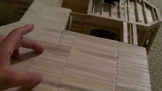 16  Building Popsicle Stick House [upl. by Farland]