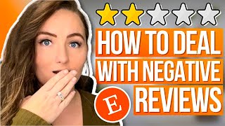 Addressing NEGATIVE Feedback on Etsy The CORRECT Way [upl. by Mira]