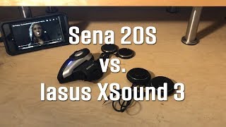 Helmet Speakers  Sena 20S vs IASUS XSound 3 [upl. by Otreblanauj]