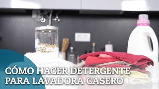 🧼 RECETA PARA HACER DETERGENTE CASERO LÍQUIDO Y EN POLVO [upl. by Sillek]