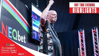 SEEDS SCATTERED  Day Two Evening Highlights  2024 European Darts Open [upl. by Emmy699]