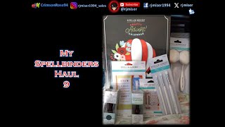 My Spellbinders Haul 9 [upl. by Constancia]