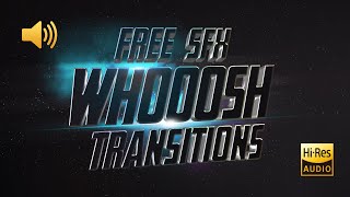 Free 40 Whoosh Transition Sound Effect No Copyright [upl. by Kiel]