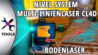 MultiLinienlaser Nivel System CL4D mit Laser für bodennahe Anwendungen [upl. by Atsugua]