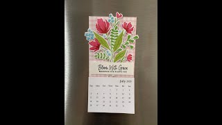 Easy Fridge Magnet Calendar [upl. by Ahsote]