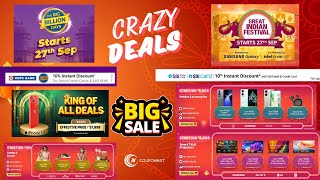 Flipkart Big billon day 2024  Amazon Great India Festival  Amazon GIF Sale  Flipkart BBD SALE [upl. by Nnyla905]