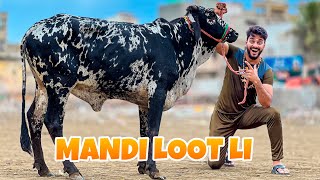 AAJ TO MANDI HI LOOT LI🤩BEHTAREEN SODA HOGYA😍 MANDI VLOG  BAKRA EID 2023 [upl. by Mccord]