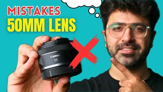 Dont Make These MISTAKES with 50mm f18 Lens in Hindi [upl. by Yellehs712]