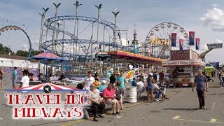 TRAVELING MIDWAYS VLOG DEGGELLER ATTRACTIONS  Maryland State Fair 2017 Timonium MD [upl. by Yttam]