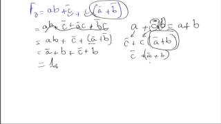 ALGEBRE DE BOOLE  7 Serie 1 dexercices part1 [upl. by Aroel]