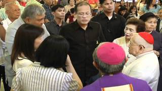 Visit to the Wake of Cardinal Sanchez 3112012 [upl. by Edecrem]