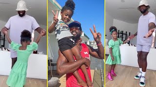 Gabrielle Union Shares Adorable Video of Kaavias Daily Dance Ritual with Daddy💃🏾🥰 [upl. by Elamef]