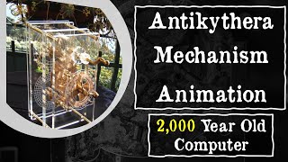 Antikythera Mechanism  3D Animation  Ancient Device  First Analog Computer  Astronomical Device [upl. by Asnarepse]