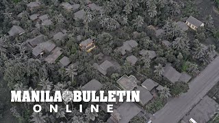 Aerial footage of Juban Sorsogon after the phreatic eruption of Bulusan Volcano [upl. by Annal]