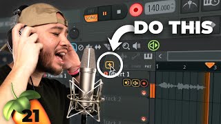 HOW TO RECORD VOCALS in FL Studio 21 in 4 Minutes super easy [upl. by Buchanan]