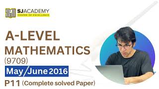 As Level MathMayJune97092016 P11 Complete Solved Paper [upl. by Flan523]