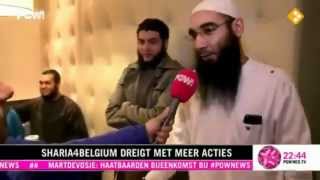 Extreme Moslims van sharia4belgium  denk niet dat je hier levend vandaan zult komen [upl. by Atnima697]