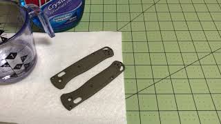 Dyed Benchmade Bugout Scales w RIT Dye DIY [upl. by Anak]