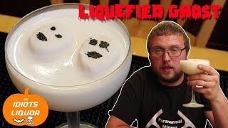 Halloween Drinks  The Liquefied Ghost Cocktail Recipe Easy Vodka Drinks [upl. by Bore]