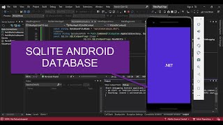 SQLite Database in NET MAUI App AndroidIOSWinUI [upl. by Assiron141]