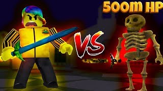 I FOUGHT THE BOSS ANTHRO WITH A GOD WEAPON Roblox Warrior Simulator [upl. by Kirch712]