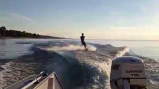 Tolman Skiff Wakeboarding 2 [upl. by Oznol43]