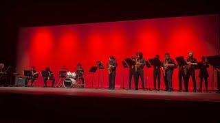 Caravan from Whiplash Drum Cover At Talent Show [upl. by Yreffej]