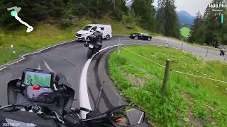 Way to Passo Pordoi bmwmotorrad ktm mountains [upl. by Lowell]