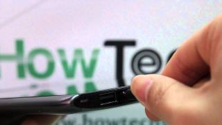 Acer Iconia Tab A500 Plugging in the Micro USB Cable [upl. by Astrea]