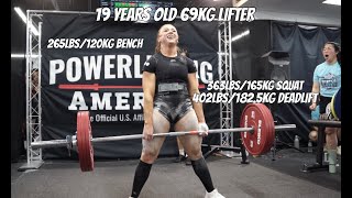 1030lbs468kg TOTAL  WATCH ME COMPETE IN A POWERLIFTING MEET [upl. by Erised]