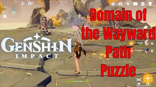 Genshin Impact Domain of the Wayward Path Puzzle [upl. by Audras]