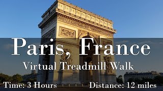 Paris France Walking Tour with Music [upl. by Revilo]