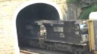 Norfolk Southern Vehicle Train  Allegheny Tunnel  Gallitzin Pennsylvania [upl. by Zapot]