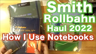 Smith Rollbahn Haul amp Best 3 Ways To Use A Notebook [upl. by Yelad]