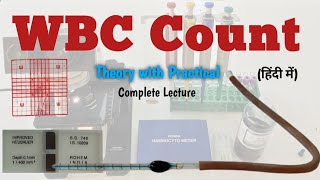 TLC  WBC Count  Complete Lecture with Practical by neubauer counting chamber in hindi [upl. by Albers]