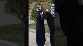 Non hijabi girl try hijab first time muslimah hijabi hijabstyle youtubeshorts viraltrend [upl. by Dicky]