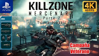 KILLZONE Mercenary 4K 60 fps  Parte 7 en Veterano  Español Latino  PS VITA [upl. by Katina]