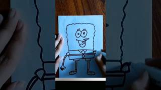 sponge bob square pants drawing easydrawing [upl. by Ontina]