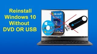 Reinstall Windows 10 Without DVD OR USB  Howtosolveit [upl. by Candice]