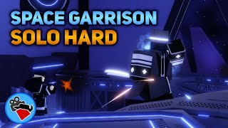 Beating the NEW Space Garrison Map Solo Hard  Tower Blitz ROBLOX [upl. by Anatnahs]