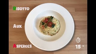 SEBON 6 RISOTTO AUX ASPERGES MICROONDES  Recette facile express [upl. by Ahseym]