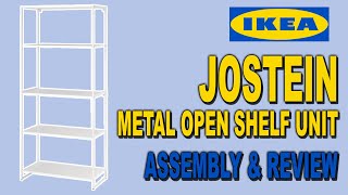 IKEA JOSTEIN Open Storage Shelf Assembly  Review  Clueless Dad [upl. by Ecilef232]