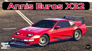 Annis Euros X32 Car Customization Nissan 300ZX  GTA 5 Online [upl. by Florette540]